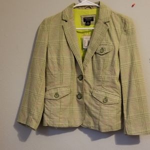 American eagle lime/pink blazer